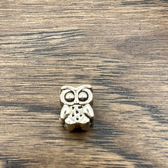 Wise Owl Charm Silver Tone for Bracelet or Necklace Harry Potter Books Smarts - Picture 1 of 6